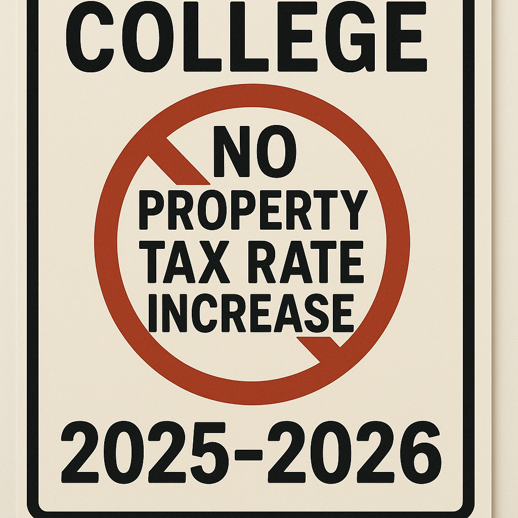 DRAFT BUDGET CALLS FOR NO TAX RATE INCREASE FOR 2025-2026 ACADEMIC YEAR ...